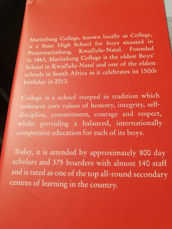 MARITZBURG COLLEGE BROTHERS FOR LIFE 150 YEARS 1863-2013 GRAHAM BENNETTS