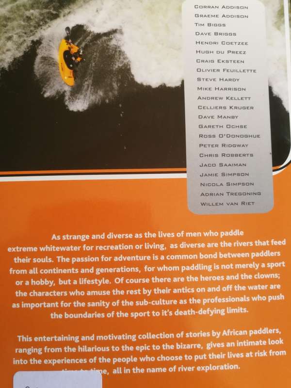 AFRICAN VEINS CELLIERS KRUGER Volume 1  ( paddling Kayak  extreme sports white water canoeing