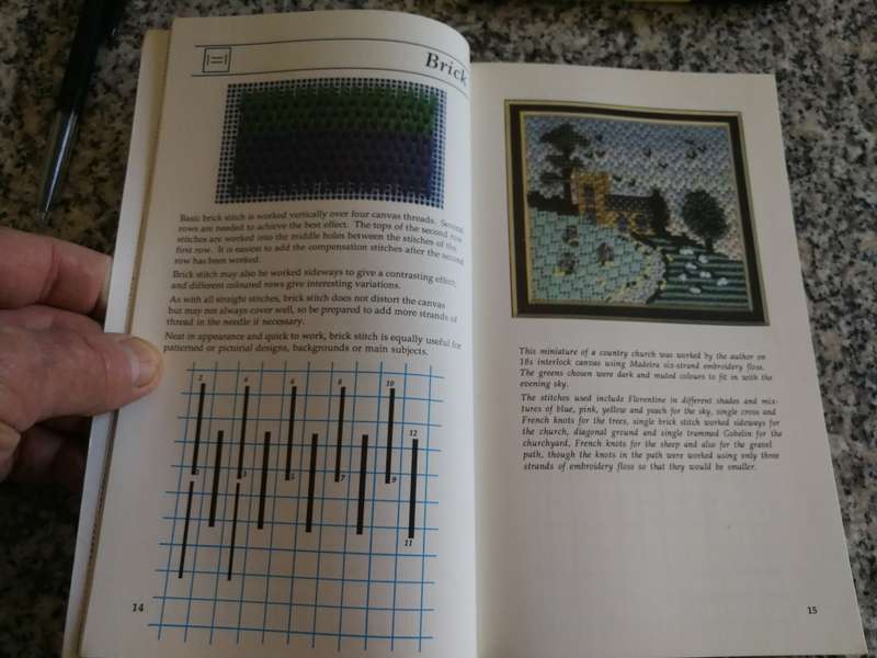 THE MADEIRA BOOK OF NEEDLEPOINT STICHES SUSAN HIGGINSON  ( tapestry canvas work )