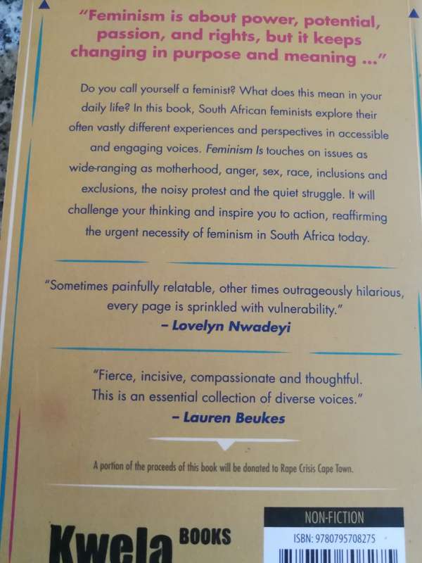 FEMINISM SOUTH AFRICANS SPEAK THEIR TRUTH Edited by JEN THORPE