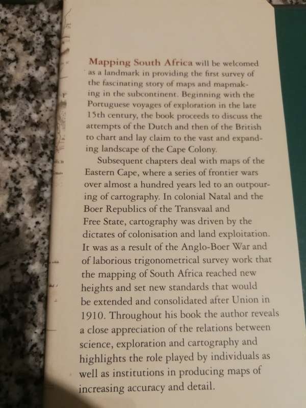 ANDREW DUMINY MAPPING SOUTH AFRICA A Historical Survey of South African Maps and Charts Signed