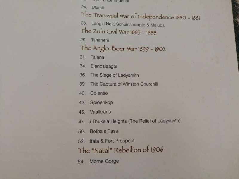 BATTLES OF KWAZULU-NATAL A PICTORIAL SOUVENIR OF Battles 1818 - 1906 incl Boer and Zulu wars