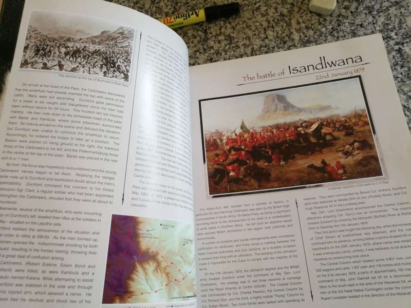 BATTLES OF KWAZULU-NATAL A PICTORIAL SOUVENIR OF Battles 1818 - 1906 incl Boer and Zulu wars