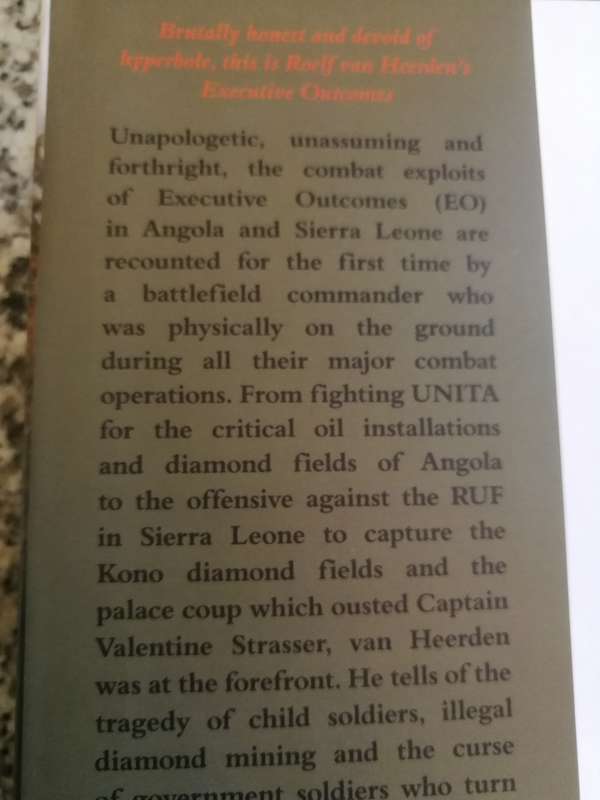 FOUR BALL ONE TRIGGER COMMANDING EXECUTIVE OUTCOMES IN ANGOLA ROELF van HEERDEN