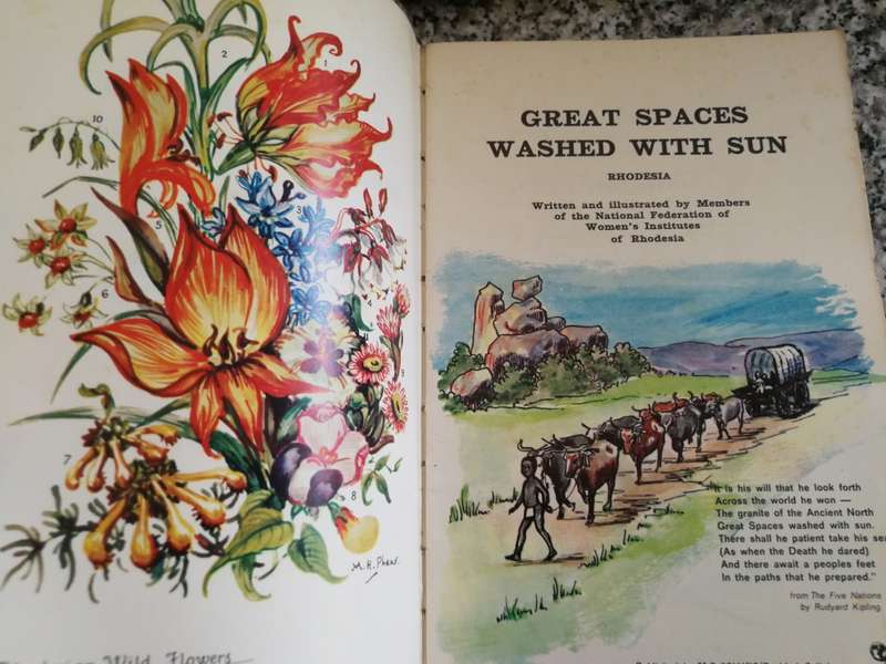 GREAT SPACES WASHED WITH SUN Rhodesia by the Members of the National Federation of Womens Rhodesiana
