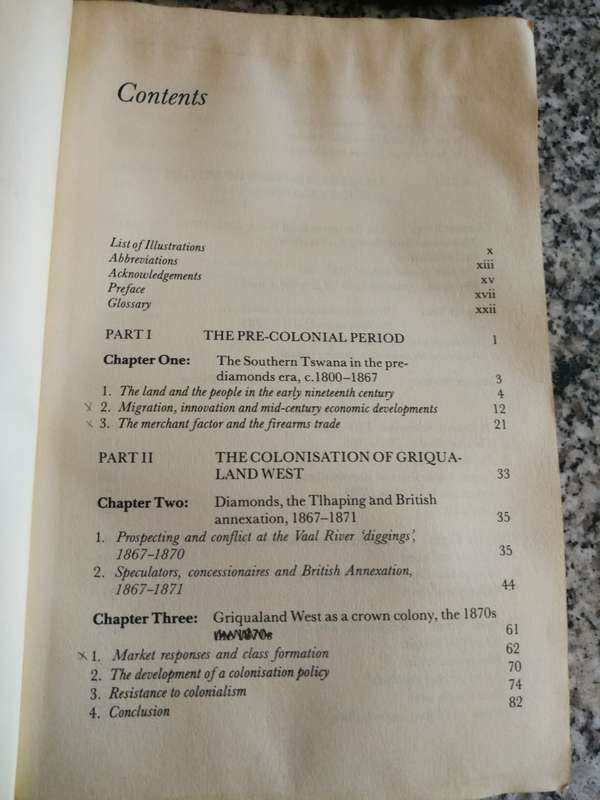 THE COLONISATION OF SOUTHERN TSWANA 1870 -1900 KEVIN SHILLINGTON Colonization NB Reading copy