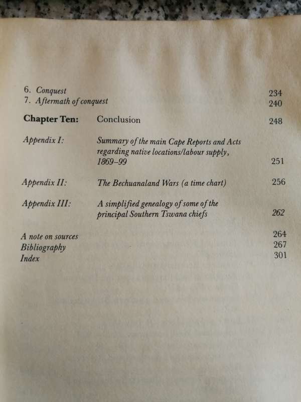 THE COLONISATION OF SOUTHERN TSWANA 1870 -1900 KEVIN SHILLINGTON Colonization NB Reading copy
