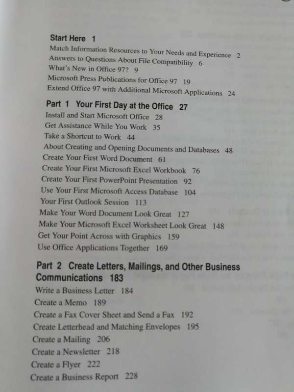 GETTING RESULTS WITH MICROSOFT OFFICE 1997