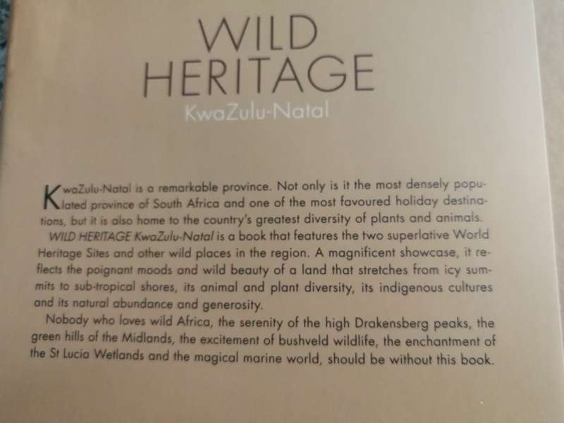 WILD HERITAGE KWAZULU NATAL PHILIP & INGRID van den BERG HEINRICH  van den BERG