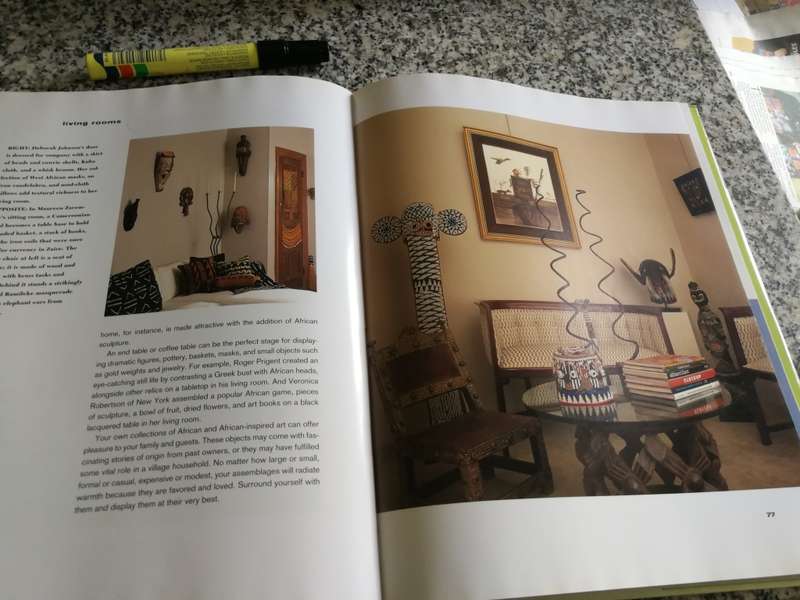 THE SPIRIT OF AFRICAN DESIGN SHARNE ALGOTSSON & DENYS DAVIS  ( INTERIOR DESIGN decorating