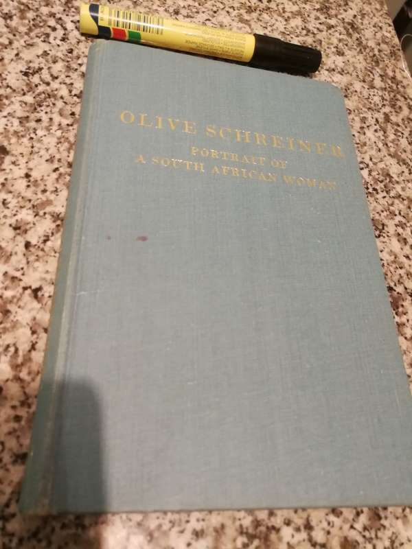 OLIVE SCHREINER PORTRAIT OF A SOUTH AFRICAN WOMAN JOHANNES MEINTJIES SIGNED (  no dust jacket )