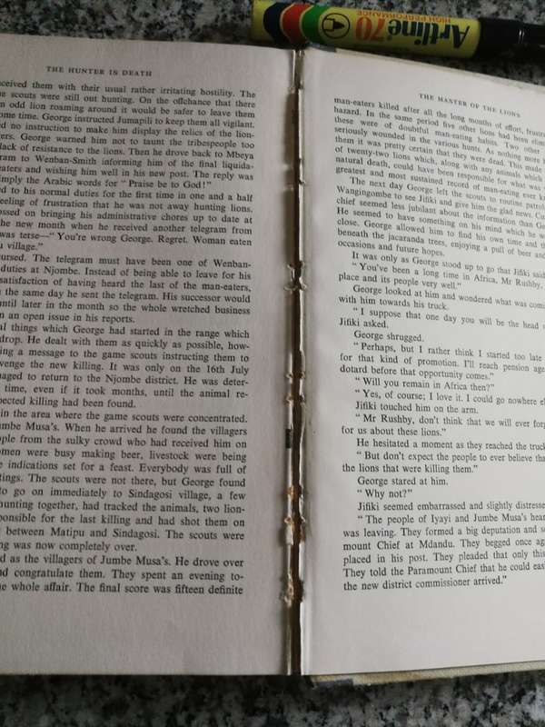 T V BULPIN THE HUNTER IS DEATH  First Edition 1962