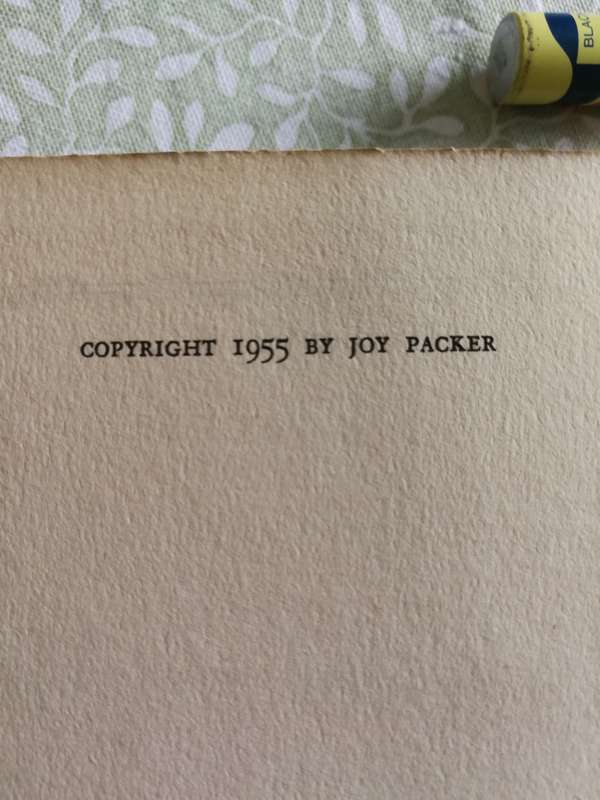VALLEY OF THE VINES JOY PACKER  ( set in Constantia Valley Cape Town  )