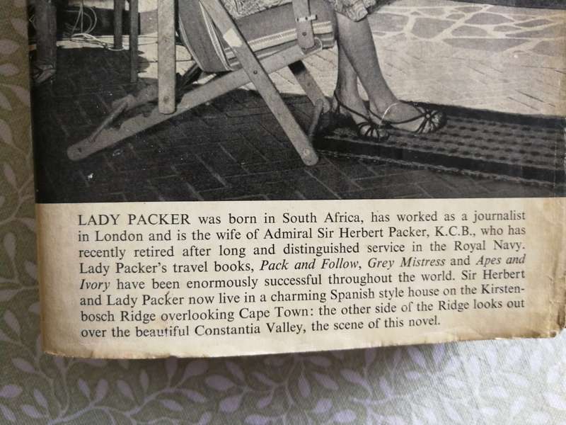 VALLEY OF THE VINES JOY PACKER  ( set in Constantia Valley Cape Town  )