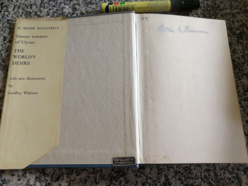 H RIDER HAGGARD THE WORLD`S DESIRE MacDonald Illustrated Edition 1963 ( Worlds )