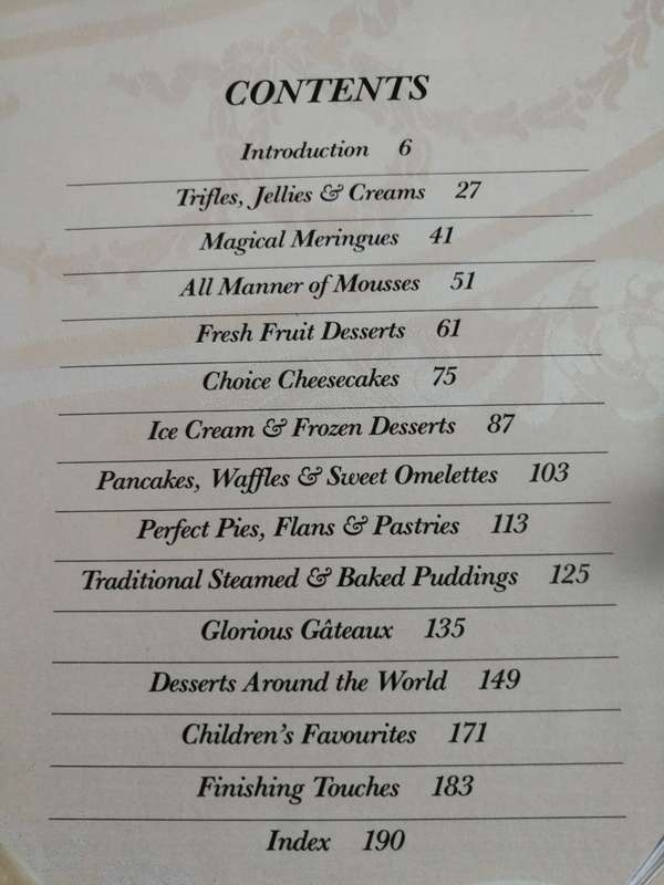 THE ENCYCLOPEDIA OF DESSERTS EMMA CODRINGTON MICHAEL RAFFAEL ( puddings )
