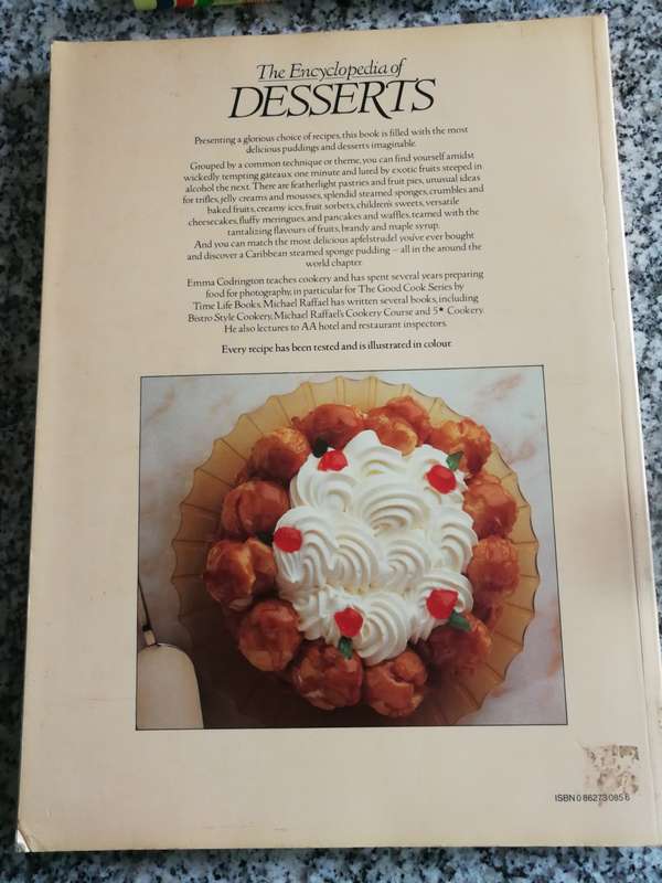 THE ENCYCLOPEDIA OF DESSERTS EMMA CODRINGTON MICHAEL RAFFAEL ( puddings )