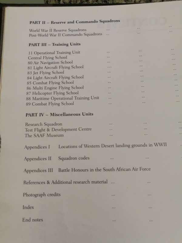 SQUADRONS OF THE SOUTH AFRICAN AIR FORCE and their AIRCRAFT 1920-2005 STEVEN McLEAN ( SAAF )