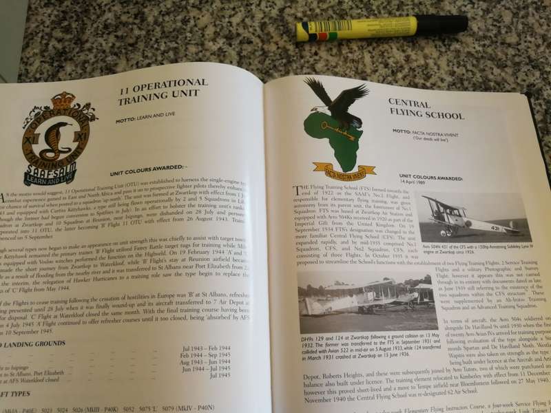 SQUADRONS OF THE SOUTH AFRICAN AIR FORCE and their AIRCRAFT 1920-2005 STEVEN McLEAN ( SAAF )