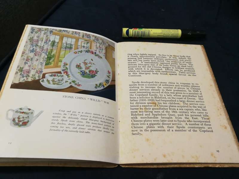 THE STORY OF SPODE  by G BERNARD HUGHES  1950 ( ceramics pottery  porcelain)
