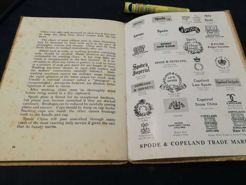 THE STORY OF SPODE  by G BERNARD HUGHES  1950 ( ceramics pottery  porcelain)