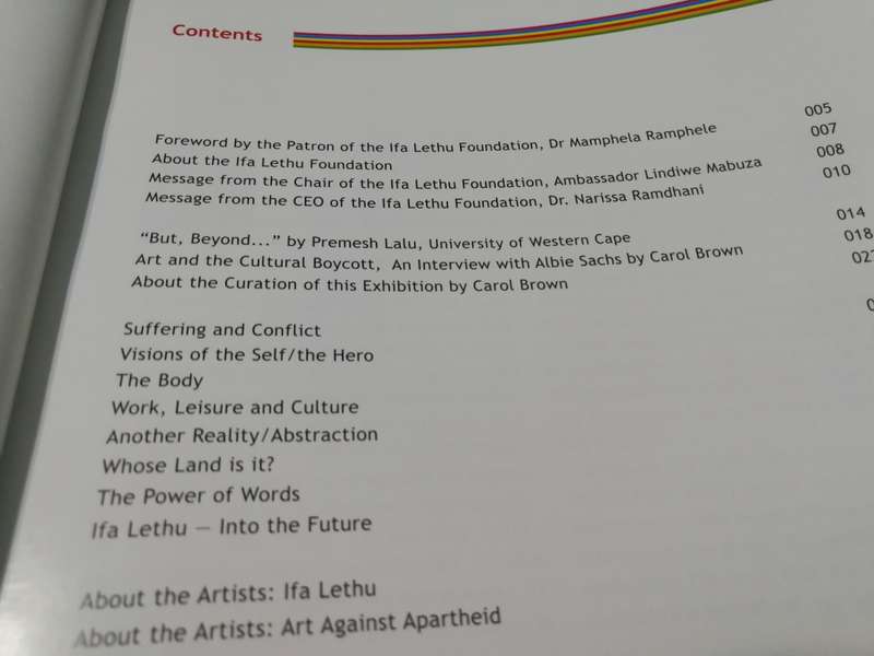 HOME & AWAY a Return to the South An Exhibition of the IFA  and Art Against Apartheid Collections
