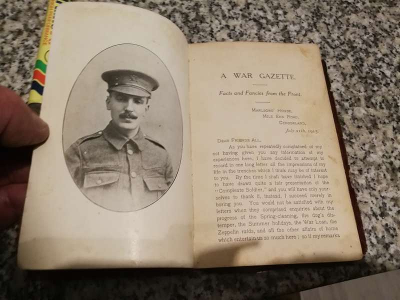 In Memoriam A SOUVENIR OF A SOLDIER  by PRIVATE EDWARD LOXDALE 1914 - 1916