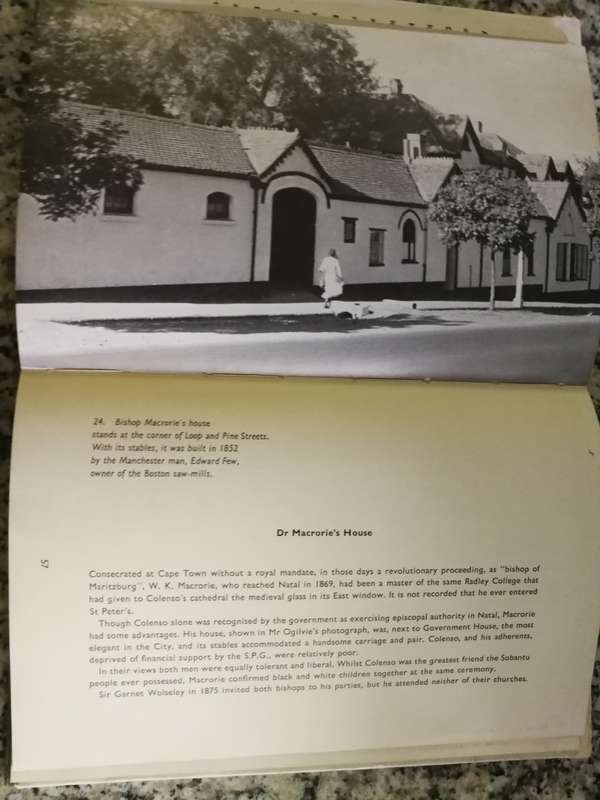A CAMERA ON OLD NATAL ALAN F HATTERSLEY  1960 (  old buildings )