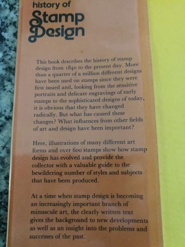 AN ILLUSTRATED HISTORY OF STAMP DESIGN WILLIAM FINLAY 1974  postage stamps (a reading copy )