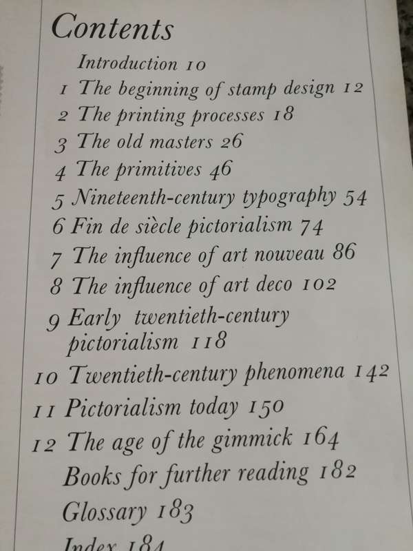 AN ILLUSTRATED HISTORY OF STAMP DESIGN WILLIAM FINLAY 1974  postage stamps (a reading copy )