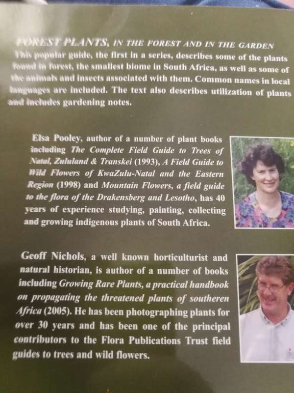 ELSA POOLEY FOREST PLANTS IN THE Forest & in the Gardens Popular Guides Biomes of SOUTH AFRICA