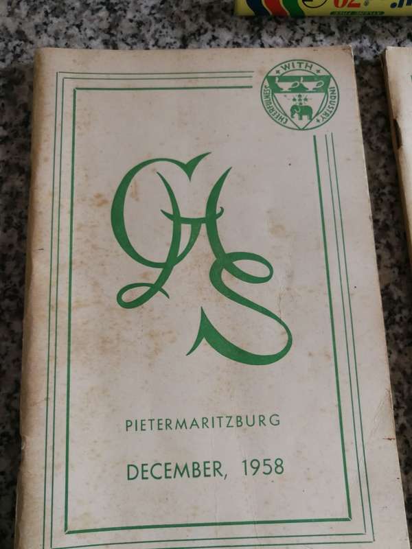 4 X GHS GIRLS HIGH SCHOOL MAGAZINE Pietermaritzburg  Year 1958 1959 1960 and 1961