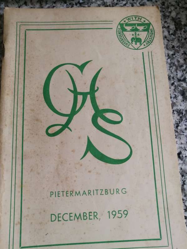 4 X GHS GIRLS HIGH SCHOOL MAGAZINE Pietermaritzburg  Year 1958 1959 1960 and 1961