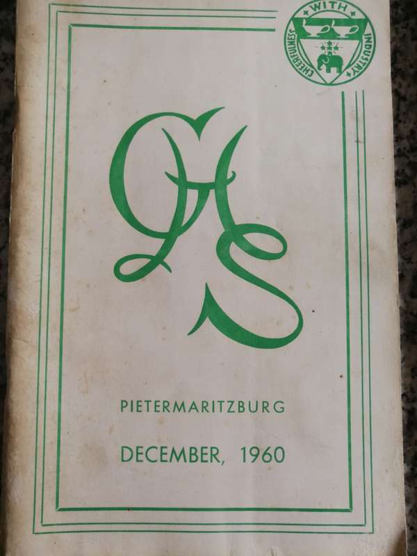 4 X GHS GIRLS HIGH SCHOOL MAGAZINE Pietermaritzburg  Year 1958 1959 1960 and 1961