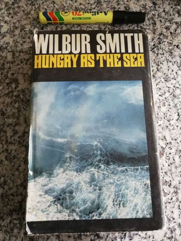 WILBUR SMITH HUNGRY AS THE SEA HEINEMAN 1978 Reprint  Edition