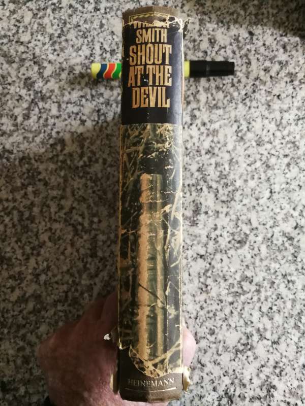 WILBUR SMITH SHOUT AT THE DEVIL  HEINEMAN 1978 First Edition 1968