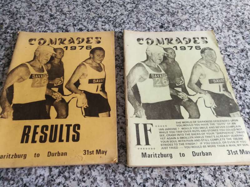 COMRADES MARATHON  10 X Results and other Information and Results Booklets 1972 to 1978