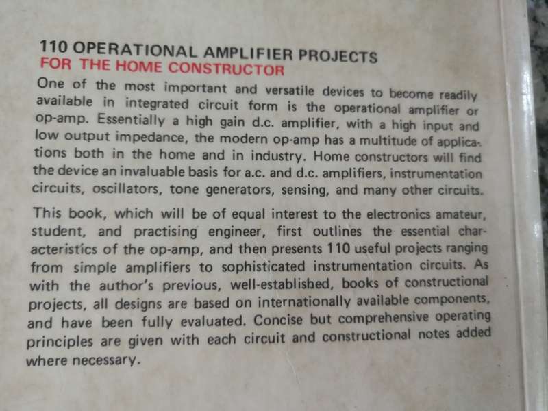 110 OPERATIONAL AMPLIFIER PROJECTS For the Home Construction R M MARSTON  electronics