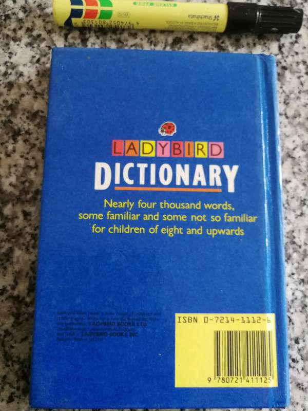 LADYBIRD DICTIONARY with Illustrations nearly 4000 words for children of 8 and upwards