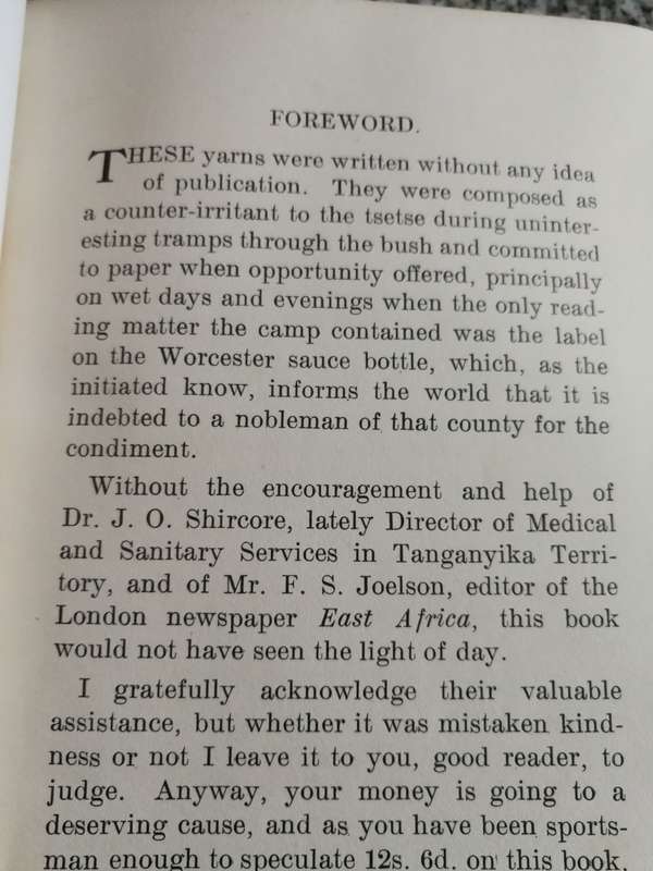 IN LIGHTEST AFRICA AND DARKEST EUROPE BY CAPTAIN P B WILLIAMS M.C.