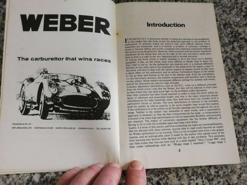 WEBER CARBURETTORS  by JOHN PASSINI CARS and CAR CONVERSIONS