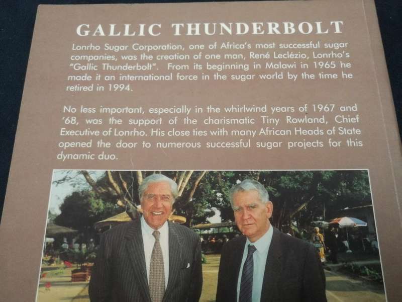 GALLIC THUNDERBOLT The Story of RENE LECLEZIO  and LONRHO SUGAR Compiled by JERRY GOSWELL
