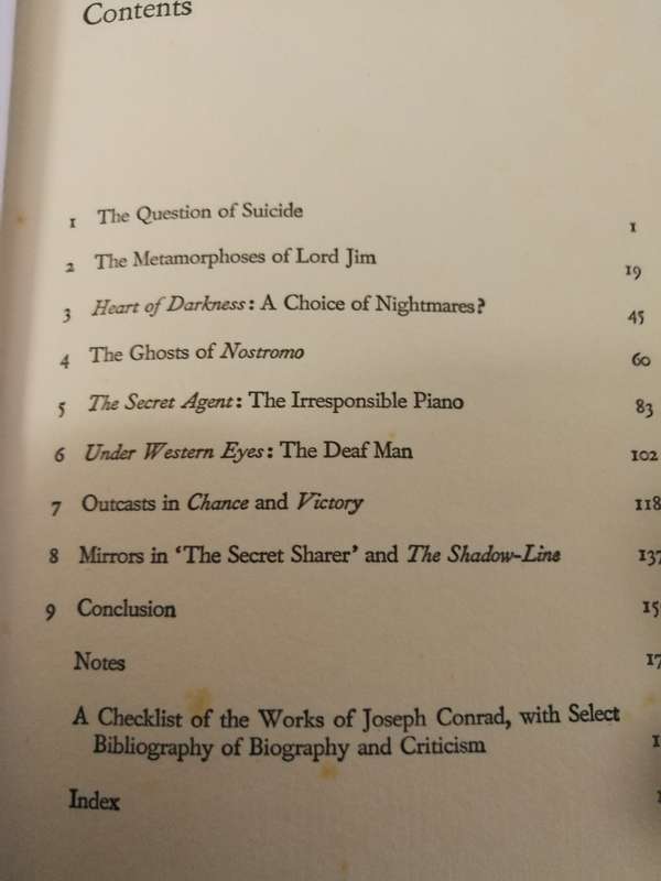 JOSEPH CONRAD THE MODERN IMAGINATION C B COX Psychology