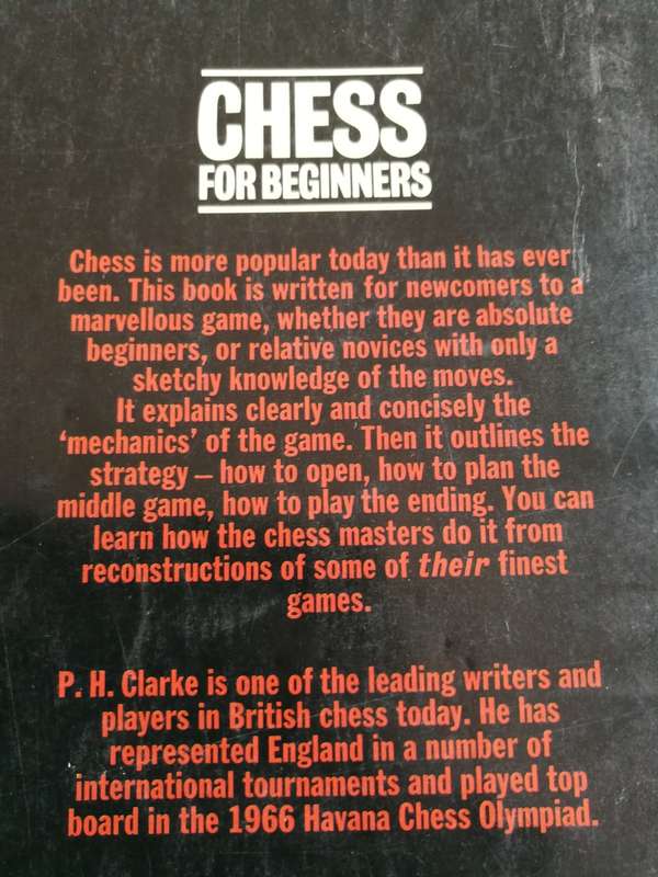 4 Books on CHESS  as described below  ( for beginners )