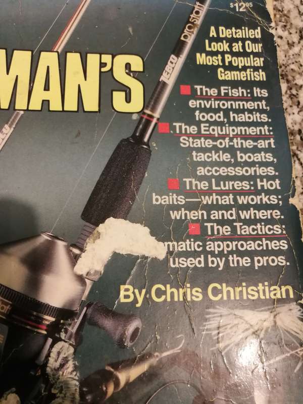 BASS FISHERMAN`S DIGEST   ( flyfishing fly fishing fly tying  )  please note condition