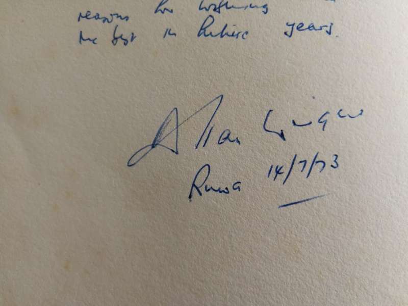 VALLEY OF THE IRONWOODS ALLAN WRIGHT Appears to be SIGNED  by the Author Note Top of Spine Damaged