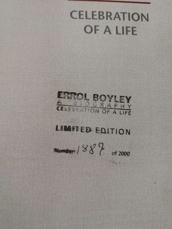 ERROL BOYLEY ( Ltd Edition & SIGNED ) BIOGRAPHY CELEBRATION OF A LIFE JOCELYN BOYLEY ART PAINTING
