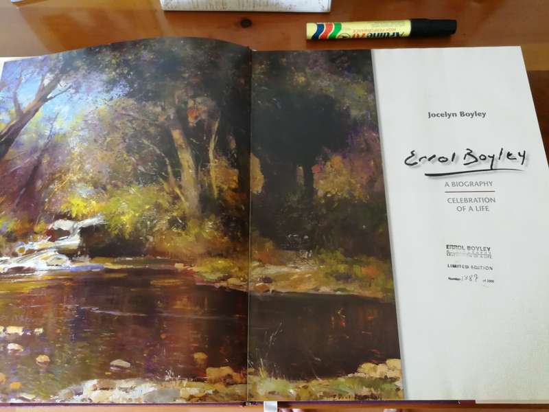 ERROL BOYLEY ( Ltd Edition & SIGNED ) BIOGRAPHY CELEBRATION OF A LIFE JOCELYN BOYLEY ART PAINTING