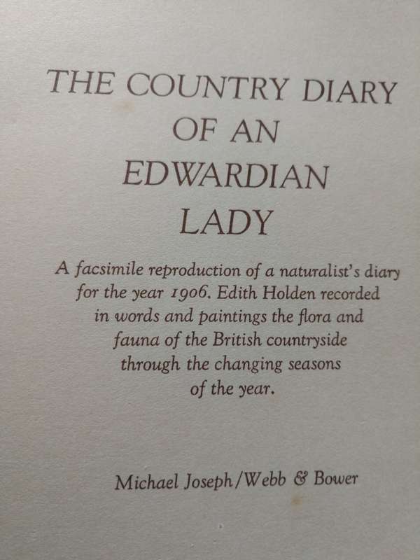 THE COUNTRY DIARY OF AN EDWARDIAN LADY EDITH HOLDEN