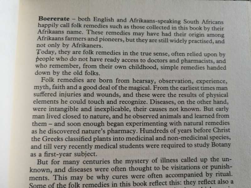 FOLK REMEDIES COMPILED BY DANIE SMUTS  Boererate for English and Afrikaans speaking South Africans